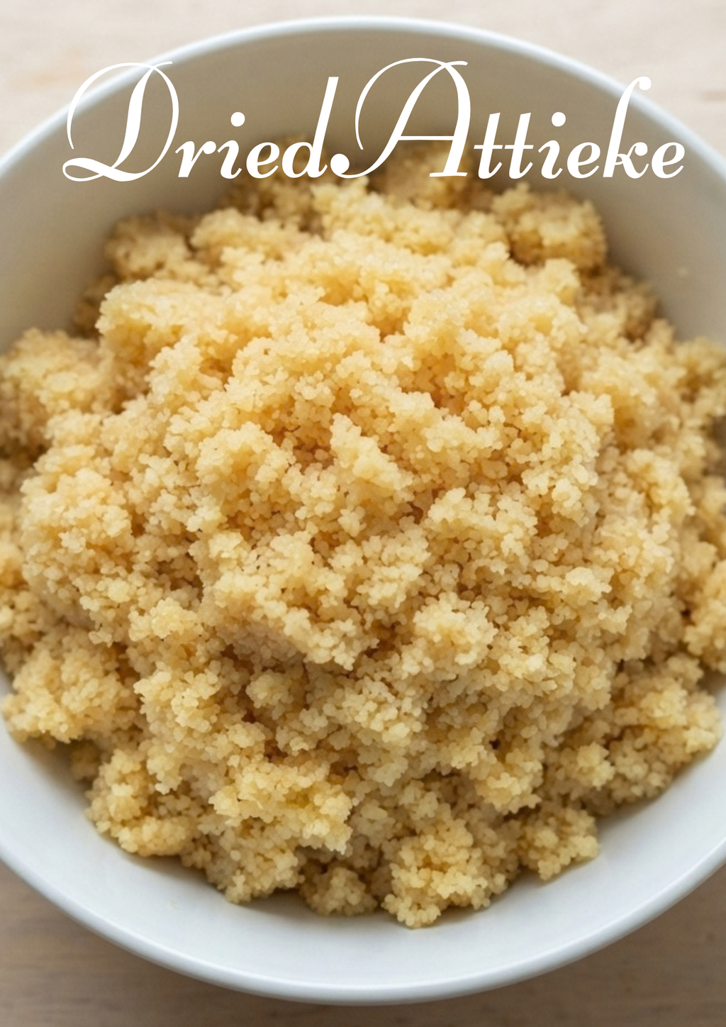 Dried Attiéké (Cassava Couscous)| 450G |The Ivorian Classic, Ready for Your Plate