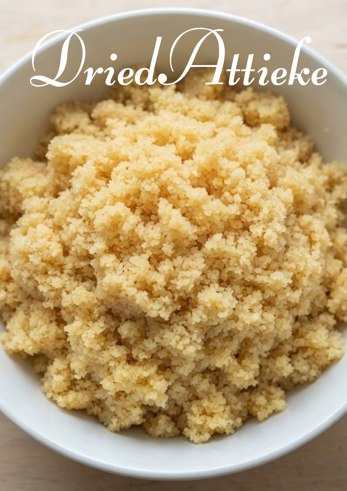 Dried Attiéké (Cassava Couscous)| 450G |The Ivorian Classic, Ready for Your Plate