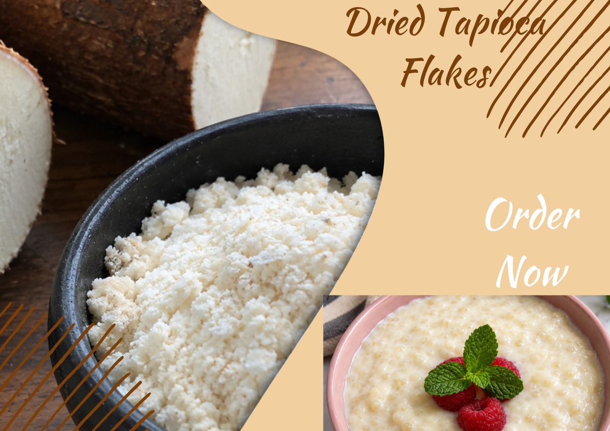 Dried Cassava (Tapioca) Flakes | Naturally Gluten-Free, Just One Ingredient