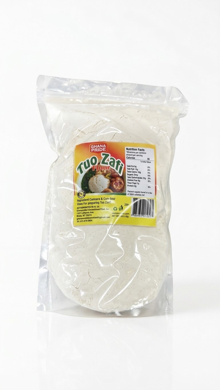 Tuo Zaafi (TZ) Flour | Smooth Northern Ghana Swallow for Ayoyo & Groundnut Soup
