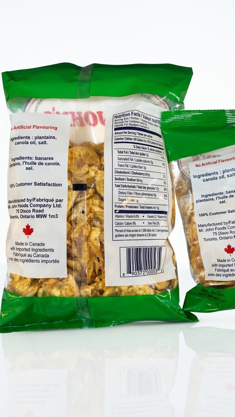 Mr. John's Plantain Chips | The Crunch You Grew Up On | 400g