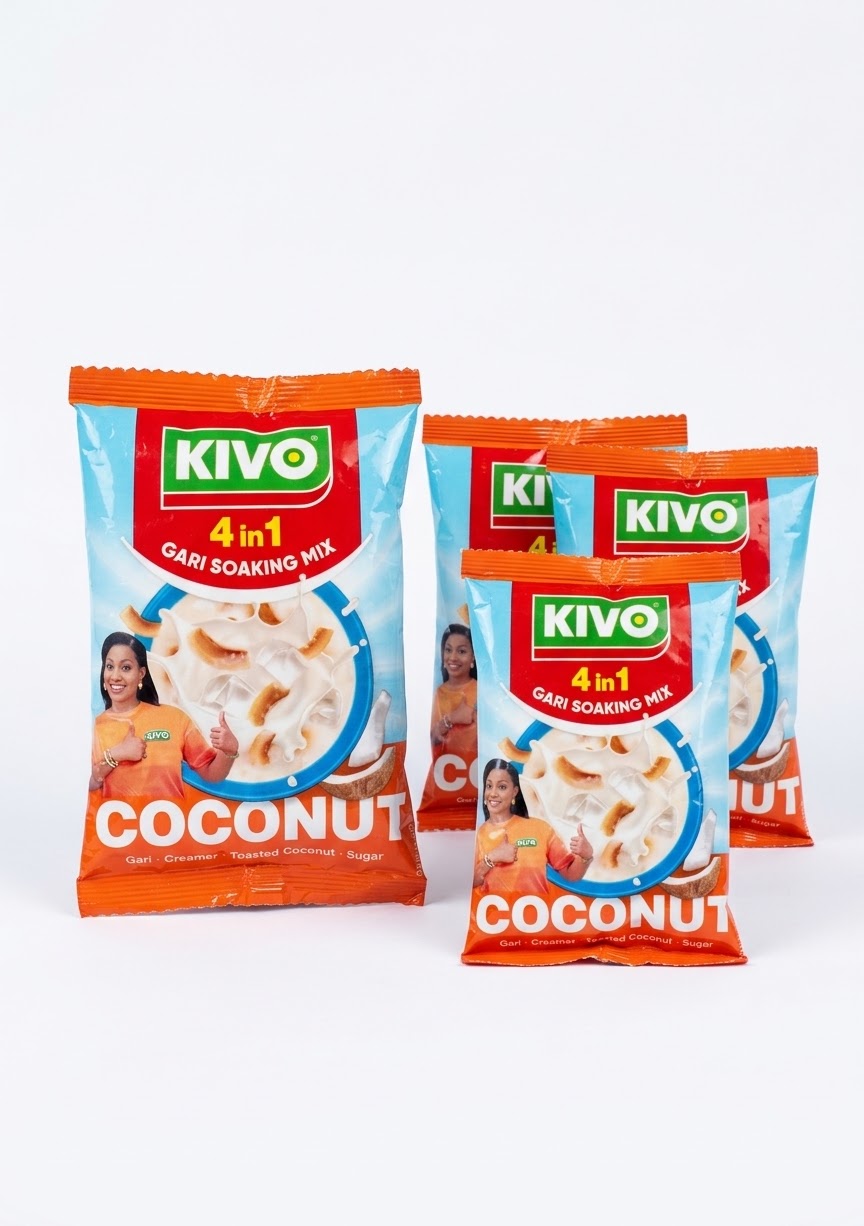 Kivo 4-in-1 Gari Soaking Mix – Coconut