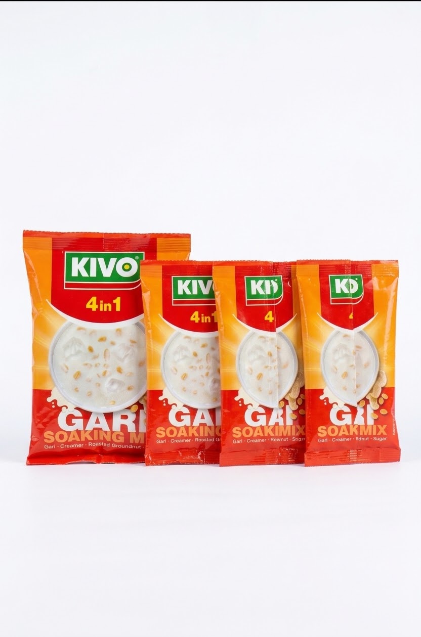 Kivo 4-in-1 Gari Soaking Mix – Groundnut