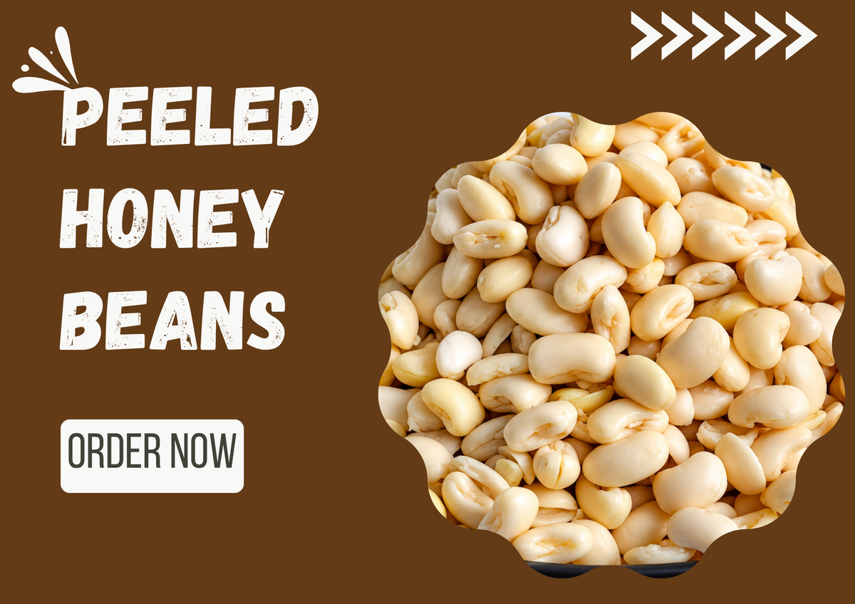 Peeled Oloyin (Honey) Beans | Skins Removed, Ready to Blend for Moin-Moin & Akara