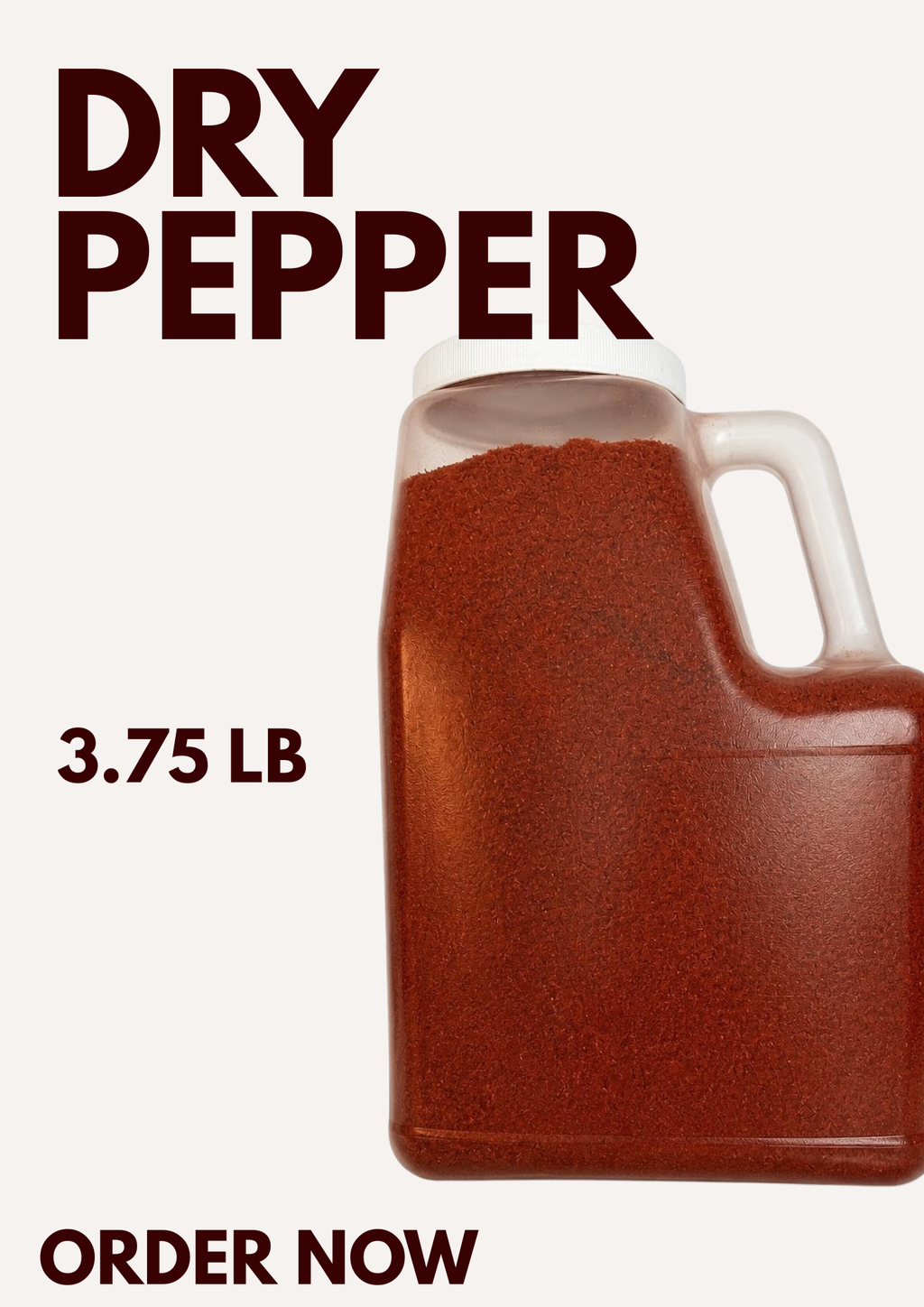 Crushed Red Pepper, 3.75 lb Bulk Pack